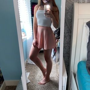 Light pink cotton skirt